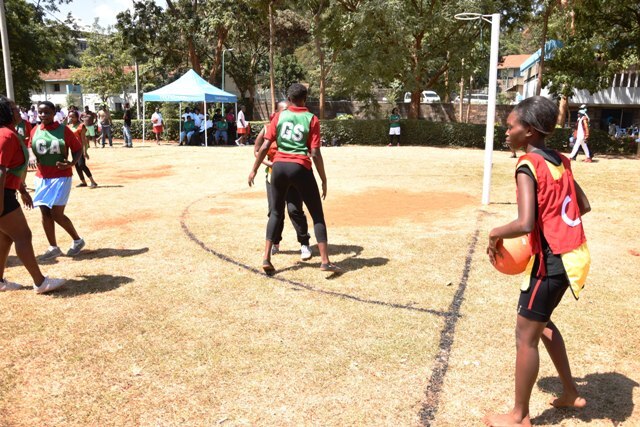 students participates in various sporting activities