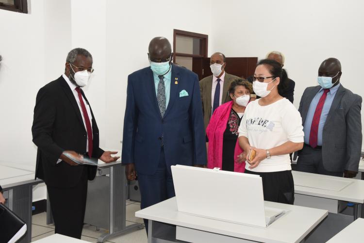 Live photos during the opening of the Confucius Institute at the University of Nairobi today 29th May 2020,11 am.