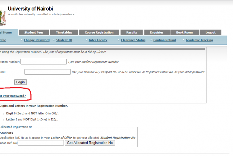 SMIS Portal Password Reset tool