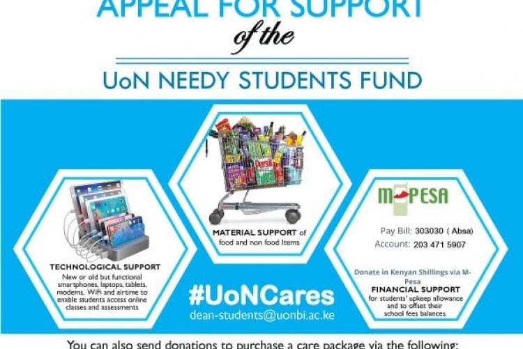 UoN needy students funds