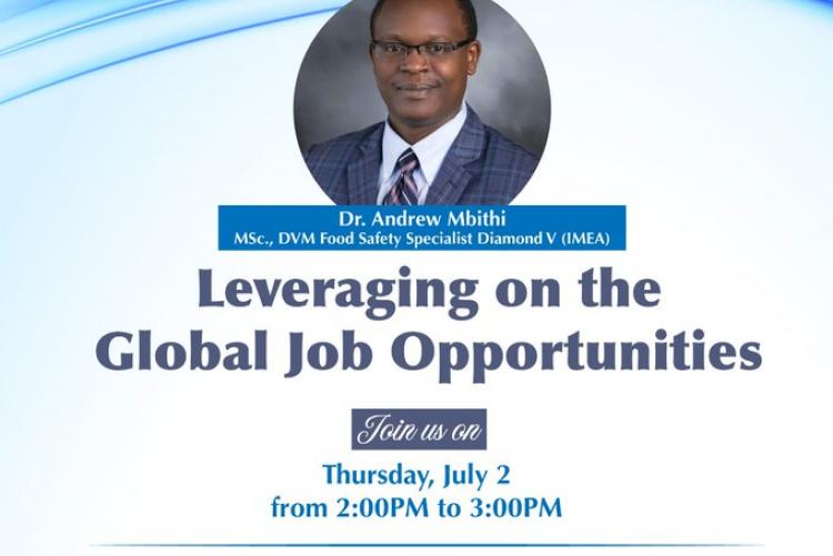 A webinar on Leveraging on Global Job Opportunities. 