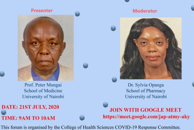 INVITATION TO A Research Forum Webinar ON Identifying the molecular-genetic factors driving disparities in Covid-19 presentation in Africa
