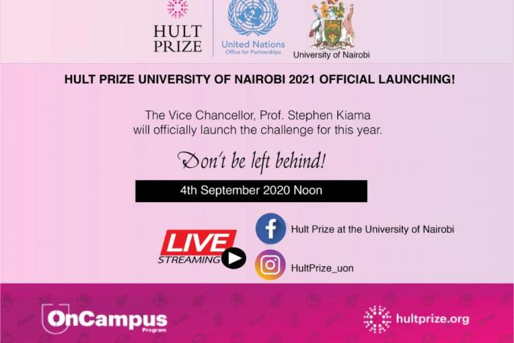 Launch of UoN Hult prize by the VC