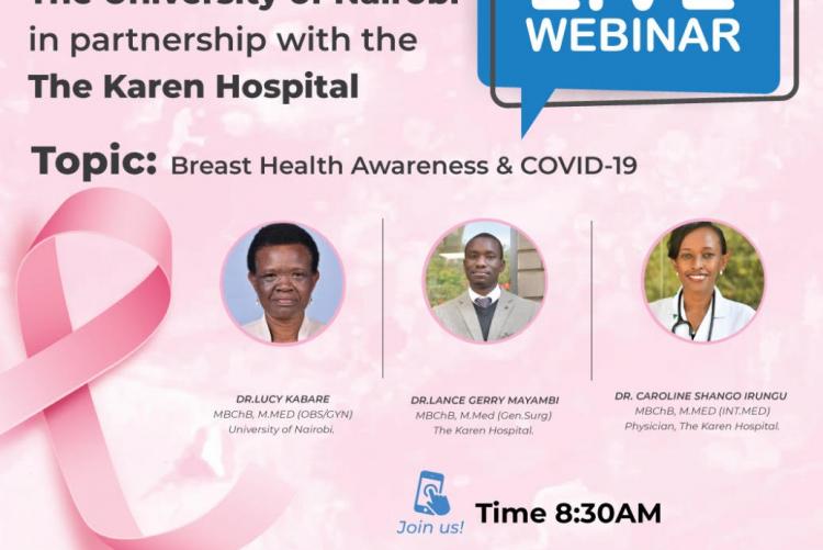 You are invited to a Zoom webinar on  'Breast Health Awareness during  the COVID-19 pandemic.'  When: October 27, 2020  Time: 8:30 am  Register in advance for this webinar:  https://us02web.zoom.us/webinar/regist