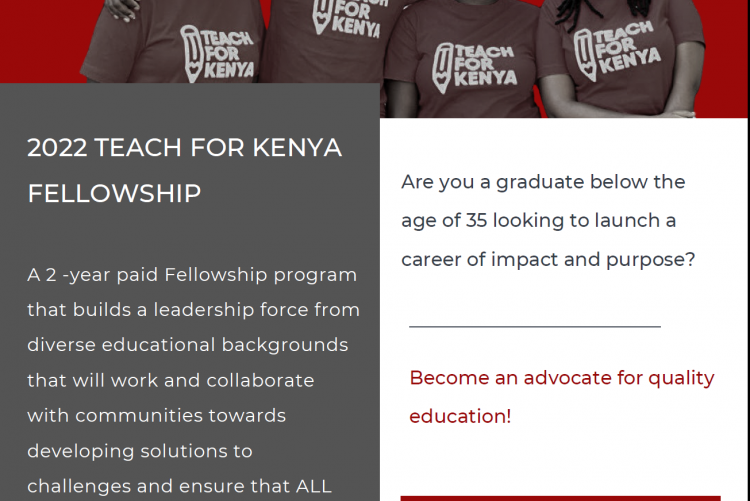  teach for Kenya 2022 fellowship application