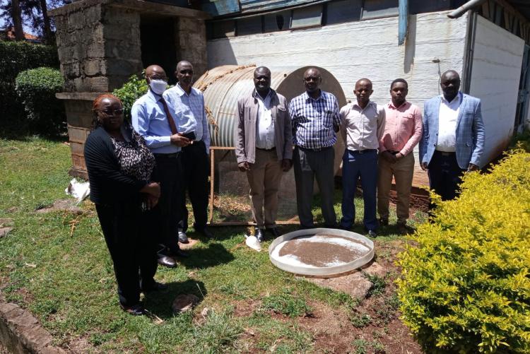 Officials from KARLO during a KCSAP meeting in Animal  Production