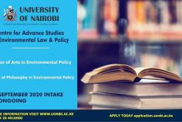 University of Nairobi September intake ongoing.