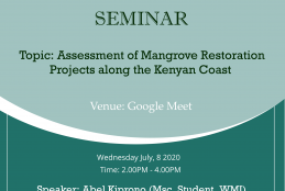 Assessment of Mangrove Restoration Projects along the Kenyan Coast 