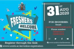 Online registration for first years is now open 