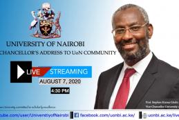 Vice-Chancellor's address to UoN Community on 7th August 2020,4.30 pm