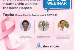 You are invited to a Zoom webinar on  'Breast Health Awareness during  the COVID-19 pandemic.'  When: October 27, 2020  Time: 8:30 am  Register in advance for this webinar:  https://us02web.zoom.us/webinar/regist