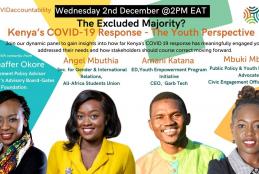 Invitation to a webinar on excluded majority Kenya Covid 19 response and the youth perspective