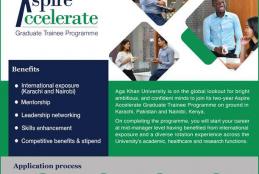 Aspire Accelerate Graduate Trainee Programme - Aga Khan University (AKU)